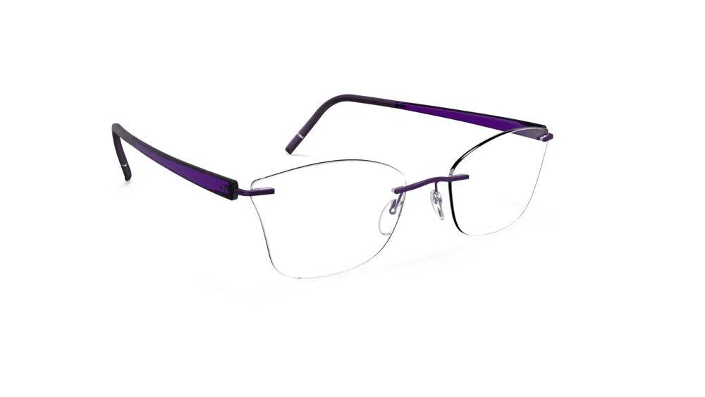 Silhouette The Sky Color Groove Demo Rimless 5600 Eyeglasses - view 4
